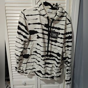 Burberry black/white hoodie M